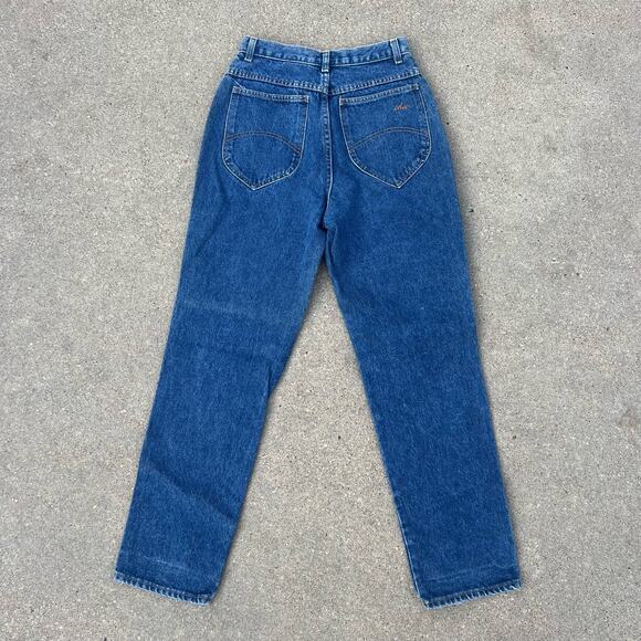 Vintage 80s Chic High Rise Wedgie Fit Straight Leg Mom Jeans Size 11 - Picture 3 of 6